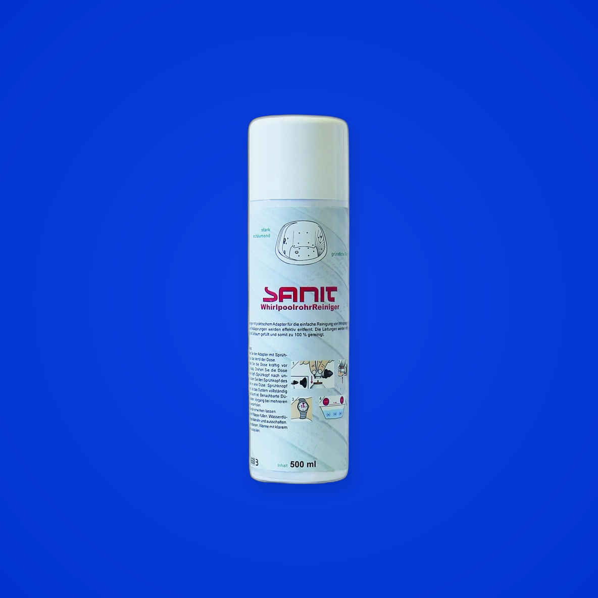 SANIT WhirlpoolrohrReiniger incl. Adapter