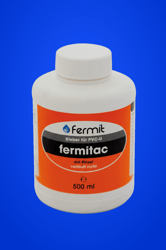 Fermitac PVC-U Klebstoff (440 g Flasche mit Pinsel)