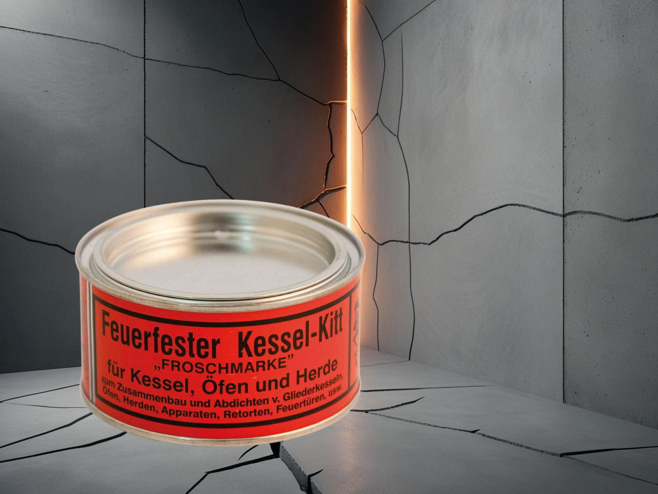 Feuerfester Kesselkitt Froschmarke