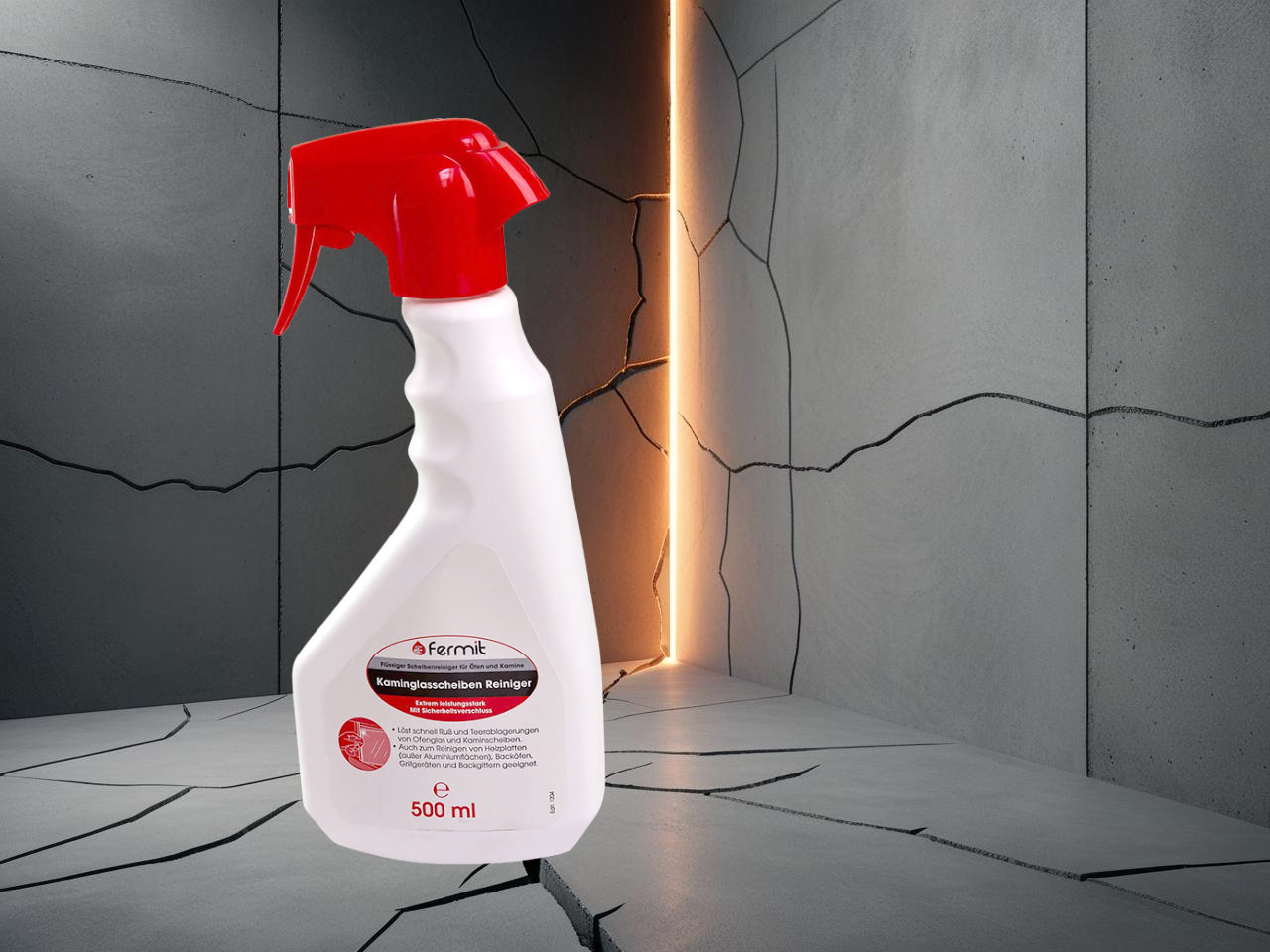 Kaminglasscheiben Reiniger